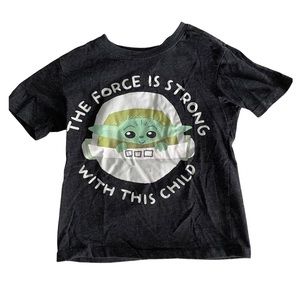 Star Wars Grogu (Baby Yoda) “The Force Is Strong With This Child” Tee